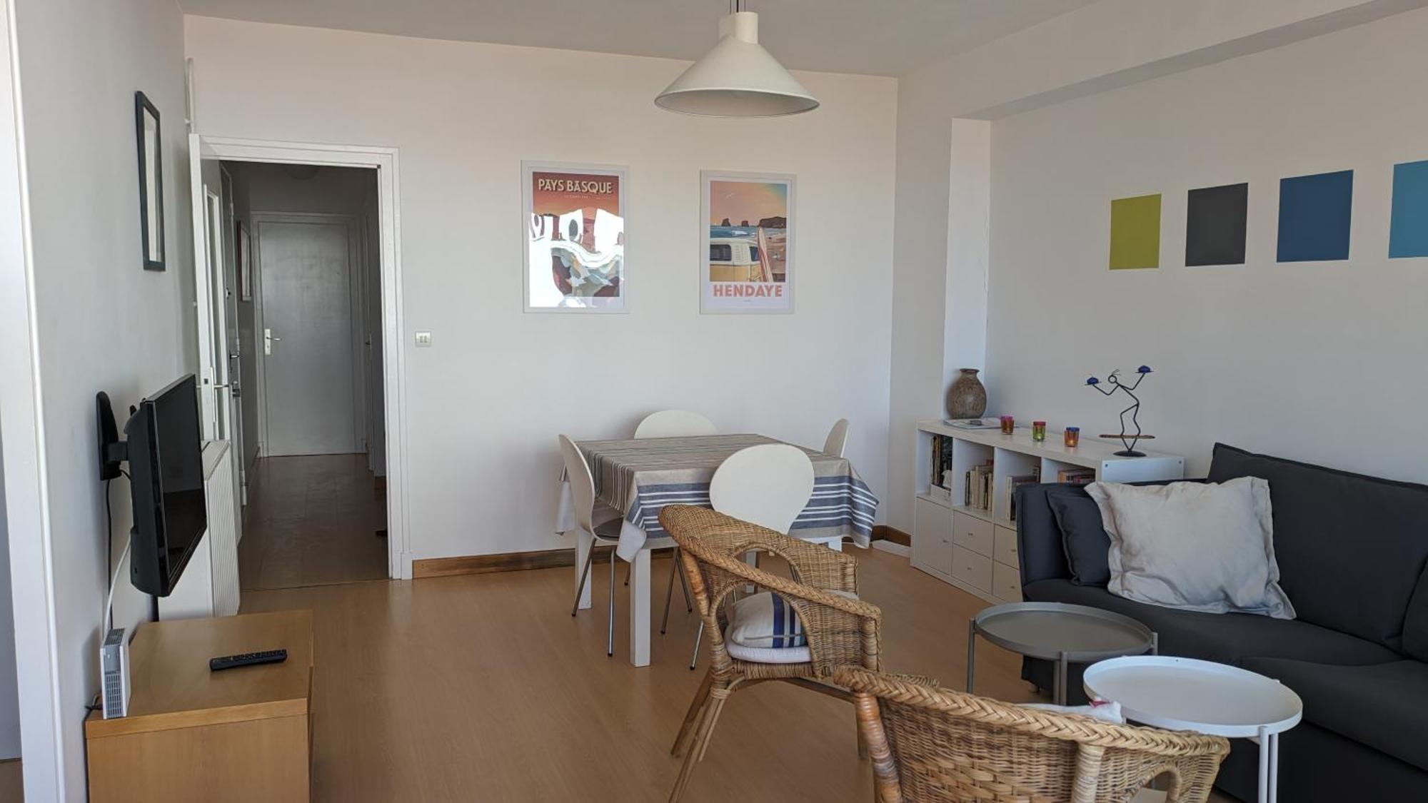Appartement 3 Pieces Au Coeur D'Hendaye Plage Exterior photo