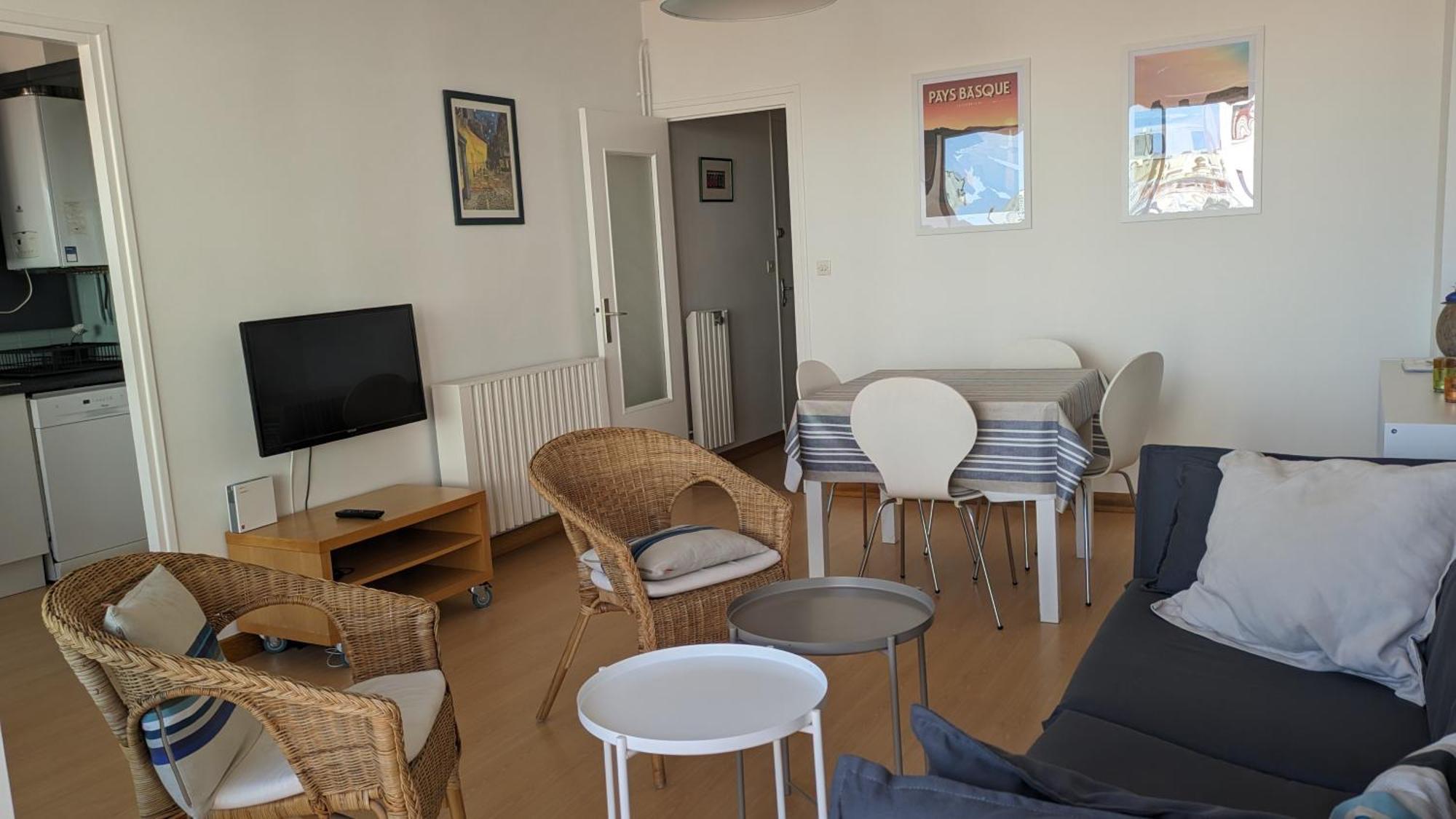 Appartement 3 Pieces Au Coeur D'Hendaye Plage Exterior photo